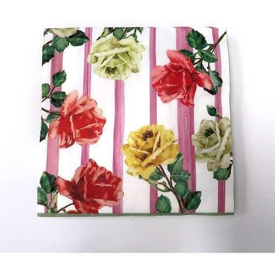 imageMACKENZIECHILDS Pack of 20 Dinner Paper Napkins Stylish Paper Napkins for Parties and More NutcrackerGarden Gala