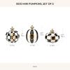 MACKENZIE-CHILDS “Boo” Resin Pumpkin Decor Set, Halloween Decor for Home Decoration, Set of 3