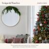 MACKENZIE-CHILDS Bow, Christmas Bow for Home Decor or Gifts, Large, Green-and-White Green Check(Courtly Check)