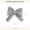 MACKENZIE-CHILDS Bow, Christmas Bow for Home Decor or Gifts, Large, Green-and-White Green Check(Courtly Check)