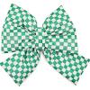 MACKENZIE-CHILDS Bow, Christmas Bow for Home Decor or Gifts, Large, Green-and-White Green Check(Green Check)