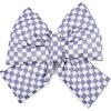 MACKENZIE-CHILDS Bow, Christmas Bow for Home Decor or Gifts, Large, Green-and-White Green Check(Violet Check)