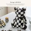 MACKENZIE-CHILDS Courtly Bear Cookie Jar, Cute Cookie Jar for Kitchen or Dining Room