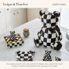 MACKENZIE-CHILDS Courtly Bear Cookie Jar, Cute Cookie Jar for Kitchen or Dining Room