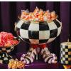 MACKENZIE-CHILDS Courtly Check Cauldron, Halloween Candy Bowl, Home Decor, 96 Ounce Bowl(Witch’s Boot)