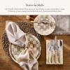 MACKENZIE-CHILDS Enamel Dinner Plate, Decorative Dinnerware Plate, 10 Inches, Brown-and-White Mocha Check(Mocha Check)