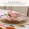 MACKENZIE-CHILDS Enamel Everyday Bowl, Serving Bowl for Entertaining, Extra Small, Brown-and-White Mocha Check(Rosy Check)