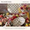 MACKENZIE-CHILDS Enamel Serving Bowl, Enamel Serveware Bowl, 12 Inches, Brown-and-White Mocha Check(Sterling Check)