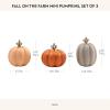 MACKENZIE-CHILDS Fall On The Farm Mini Pumpkins, Set of 3