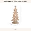 MACKENZIE-CHILDS Gingerbread Cookie Tabletop Christmas Tree, Gingerbread Christmas Decor, Small(5in)