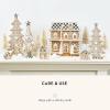 MACKENZIE-CHILDS Gingerbread Cookie Tabletop Christmas Tree, Gingerbread Christmas Decor, Small(5in)