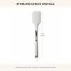 MACKENZIE-CHILDS Kitchen Spatula, Silicone Spatula for Cooking, Brown-and-White Mocha Check(Sterling Check)