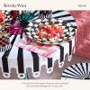 MACKENZIE-CHILDS Pack of 20 Dinner Paper Napkins, Stylish Paper Napkins for Parties and More, Nutcracker(Kiss Me)