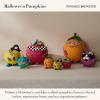 MACKENZIE-CHILDS Patience Brewster Cat Pumpkin, Resin Pumpkin Decor for Halloween and Fall(Mini)