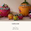 MACKENZIE-CHILDS Patience Brewster Cat Pumpkin, Resin Pumpkin Decor for Halloween and Fall(Mini)