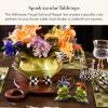 MACKENZIE-CHILDS Salt and Pepper Shaker Set, Ceramic Salt and Pepper Holders, Hocus Pocus Ghost(Halloween Fergal)