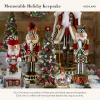MACKENZIE-CHILDS Sisal Tree Nutcracker(Tall Highland)