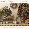 MACKENZIE-CHILDS Snow Globe, Christmas Decoration for Living Room, Holiday Decor, Courtly Teapot(Courtly Teapot)