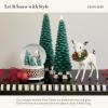 MACKENZIE-CHILDS Snow Globe, Christmas Decoration for Living Room, Holiday Decor, Courtly Teapot(Deary Deer)
