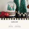 MACKENZIE-CHILDS Snow Globe, Christmas Decoration for Living Room, Holiday Decor, Courtly Teapot(Deary Deer)