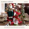 MACKENZIE-CHILDS Snow Globe, Christmas Decoration for Living Room, Holiday Decor, Courtly Teapot(Snowman)