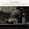 MACKENZIE-CHILDS Spellbound Spider Pumpkin, Decorative Resin Autumn and Halloween Home Decor