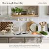 MACKENZIE-CHILDS Wine Cooler, Champagne and Wine Bucket, Ice Bucket, Brown-and-White Mocha Check(Mocha Check)