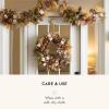 MACKENZIE-CHILDS Wreath Hanger, Door Hanger for Seasonal Decor, Brown-and-White Mocha Check(Mocha Check)