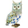 MACKENIZE-Childs Resin Pheasant Figurine, Unique Animal Home and Office Decor, Royal Autumn(Owl)