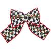 MACKENZIE-CHILDS Bow, Christmas Bow for Home Decor or Gifts, Large, Courtly Check Holly