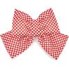 MACKENZIE-CHILDS Bow, Christmas Bow for Home Decor or Gifts, Large, Green-and-White Green Check(Red Check)