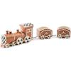 MACKENZIE-CHILDS Ceramic Train, Indoor Holiday and Christmas Decorations, Gingerbread
