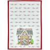 MACKENZIE-CHILDS Cotton Dish Towel, Cute Decorative Kitchen Dish Towel for Cleaning and Home Decor, Set of 1, Turkey(Gingerbread House)