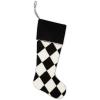 MACKENZIE-CHILDS Courtly Noel Black Harlequin Stocking(Black)