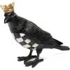 MACKENZIE-CHILDS Crowned Crow, Halloween Crow Decor, Indoor Halloween Decoration