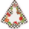 MACKENZIE-CHILDS Deck the Halls Serving Platter, Holiday Tree-Shaped Platter, Decorative Serving Platter