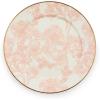 MACKENZIE-CHILDS Enamel Charger Plate, Decorative Plate for Home Decor, 12 Inches, Rosy English Garden(Rosy English Garden)