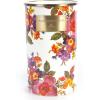 MACKENZIE-CHILDS Enamel Utensil Holder, Kitchen Utensil Holder for Countertop, Storage Caddy, Black-and-White Courtly Check(Flower Market White)