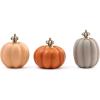 MACKENZIE-CHILDS Fall On The Farm Mini Pumpkins, Set of 3