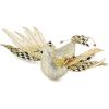 MACKENZIE-CHILDS Gold Bird Clip, Christmas Ornament and Tree Decoration, Courtly Noel(Courtly Noel Gold Bird)