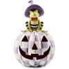 MACKENZIE-CHILDS Illuminated Jack-O’-Lantern, Decorative Resin Halloween Pumpkin Decor, Fergal(Halloween Fergal)