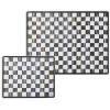 MACKENZIE-CHILDS Set of 2 Tempered Glass Cutting Boards, Countertop Cutting Boards, Deck the Halls(Courtly Check)