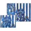 MACKENZIE-CHILDS Set of 2 Tempered Glass Cutting Boards, Countertop Cutting Boards, Deck the Halls(Royal English Garden)
