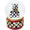 MACKENZIE-CHILDS Snow Globe, Christmas Decoration for Living Room, Holiday Decor, Courtly Teapot(Courtly Bear)