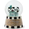 MACKENZIE-CHILDS Snow Globe, Christmas Decoration for Living Room, Holiday Decor, Courtly Teapot(Farmhouse Holiday)