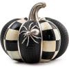 MACKENZIE-CHILDS Spellbound Spider Pumpkin, Decorative Resin Autumn and Halloween Home Decor