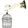 MACKENZIE-CHILDS Spooky Hand Lantern Wall Decor, Hanging Halloween Room Decor, Black-and-White Courtly Check