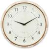 MACKENZIE-CHILDS Wall Clock, Decorative Enamel Clock for Kitchen and Living Room, Brown-and-White Mocha Check(Mocha Check)