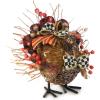 MacKenzie-Childs Harvest Turkey, Thanksgiving Turkey Decoration, Fall Decor Centerpiece Figurine