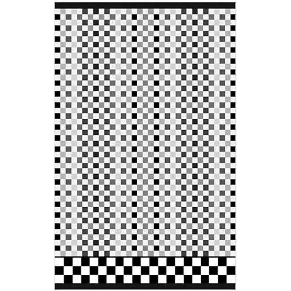 imageMACKENZIECHILDS Bath Towel Cute Decorative Bathroom Towel BlueandWhite Royal CheckMicro Check